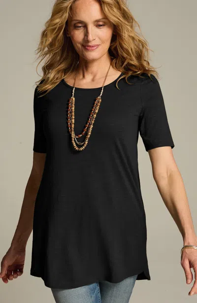 Jjill J.jill Cotton-blend Elbow-sleeve Tunic