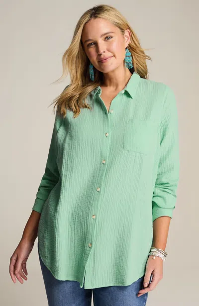 Jjill J.jill Cotton-gauze A-line Tunic