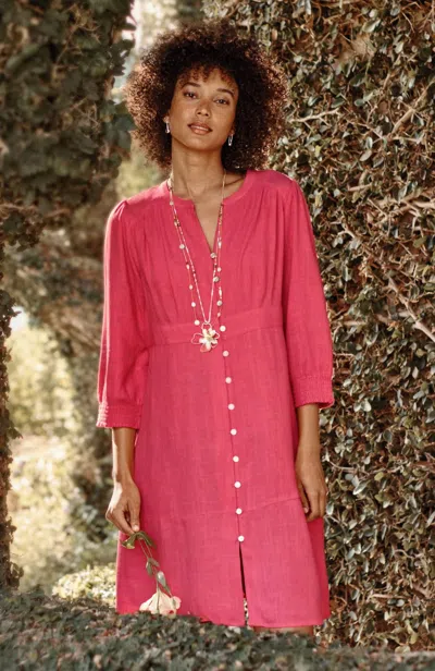 Jjill J.jill Courtyard Dress In Guava