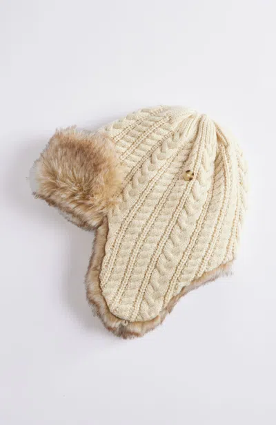 Jjill J.jill Cozy Knit Trapper Hat In Desert Sand