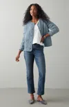 Jjill J.jill Curvy-fit Demi-boot Ankle Jeans In Sterling Wash