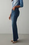Jjill J.jill Curvy-fit Flare Jeans In Tremont Wash