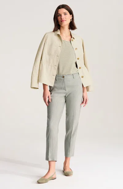 Jjill Curvy Fit Linen-stretch Slim-leg Pants