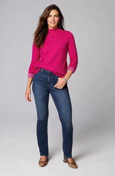 JJILL J.JILL CURVY-FIT STRAIGHT-LEG JEANS