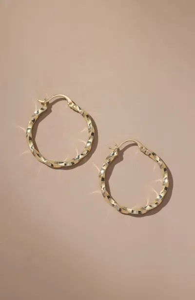 Jjill J.jill Demi-fine Hoops In Gold