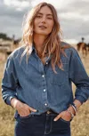 Jjill J.jill Denim Button-front Shirt
