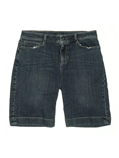 Pre-owned Jjill Denim Shorts In Blue