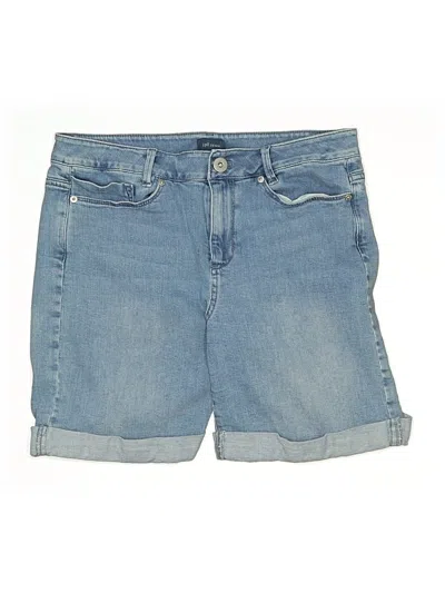 Pre-owned Jjill Denim Shorts In Blue