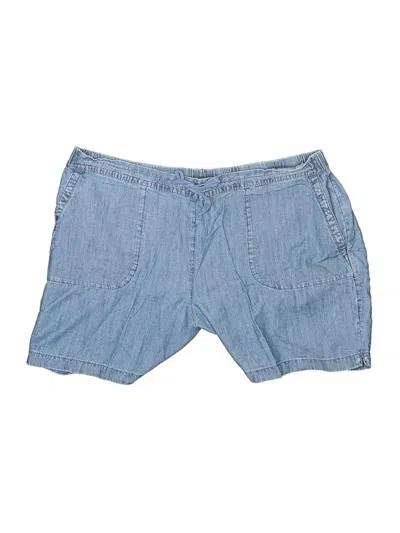 Pre-owned Jjill Denim Shorts In Blue