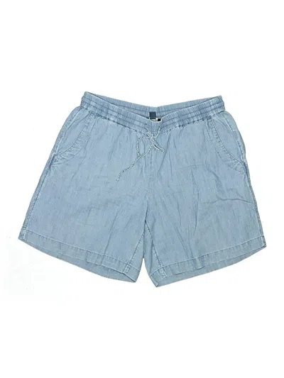 Pre-owned Jjill Denim Shorts In Blue