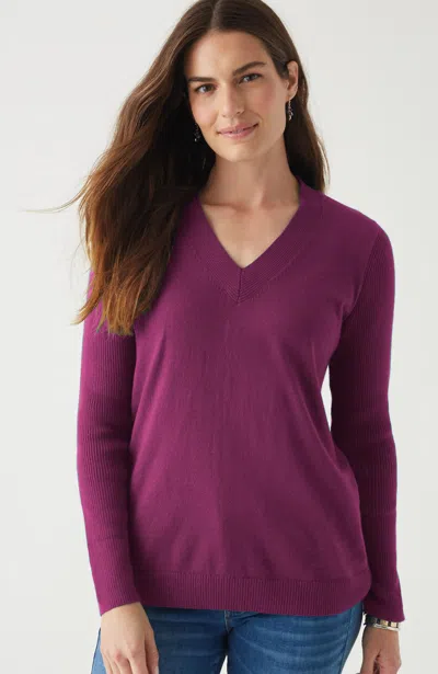 Jjill J.jill Destination Sweater In Spiced Plum