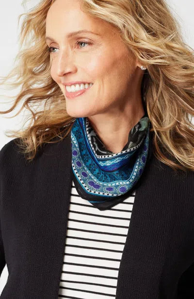 Jjill J.jill Diamond Neckerchief In Oceanside Multi