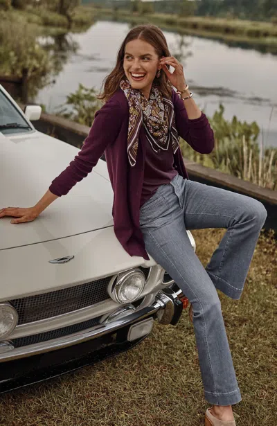 Jjill J.jill Double-knit Blazer In Spiced Wine