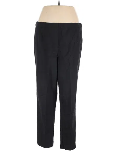 Pre-owned Jjill Dress Pants In Black