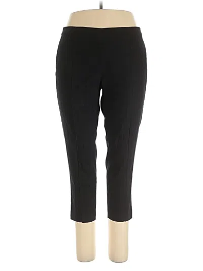 Pre-owned Jjill Dress Pants In Black