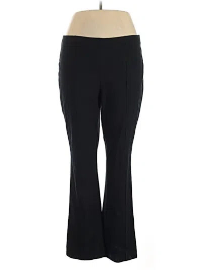 Pre-owned Jjill Dress Pants In Black