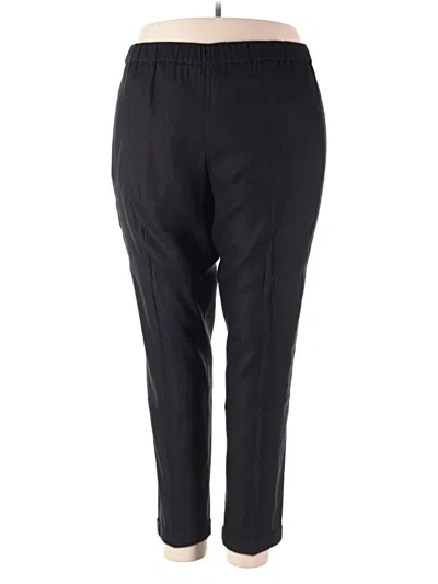 Pre-owned Jjill Dress Pants In Black