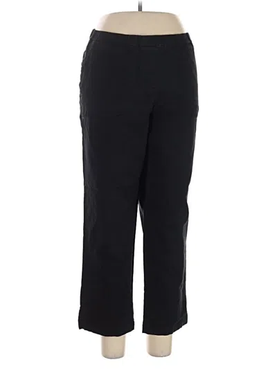Pre-owned Jjill Dress Pants In Black