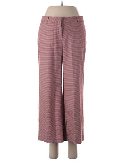 Pre-owned Jjill Dress Pants In Burgundy