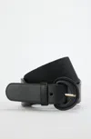 Jjill J.jill Easy Stretch Belt In Black