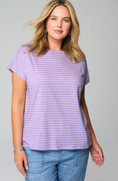 Jjill J.jill Easy Tee In Jasmine,light Jasmine