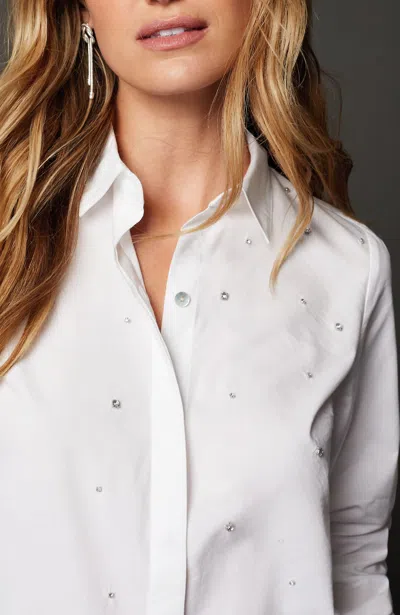 Jjill J.jill Embellished Tunic In White