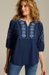 Jjill J.jill Embroidered-details Top