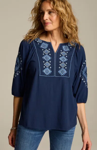 Jjill J.jill Embroidered-details Top