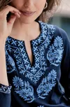Jjill J.jill Embroidered Knit Tunic