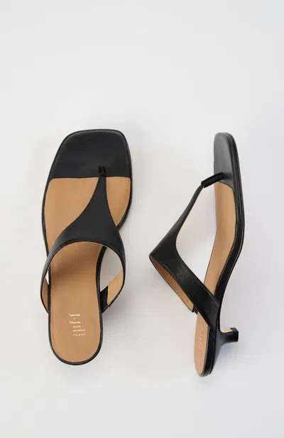 Jjill Emily Kitten-heel Sandals In Black