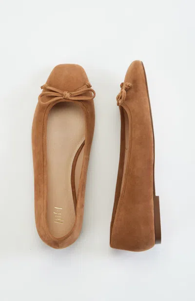 Jjill J.jill Emma Ballet Flats In Cognac