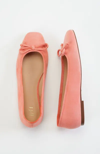 Jjill J.jill Emma Ballet Flats In Sunset Coral