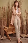 Jjill J.jill Essential Stretch-twill Pants In Flax Heather