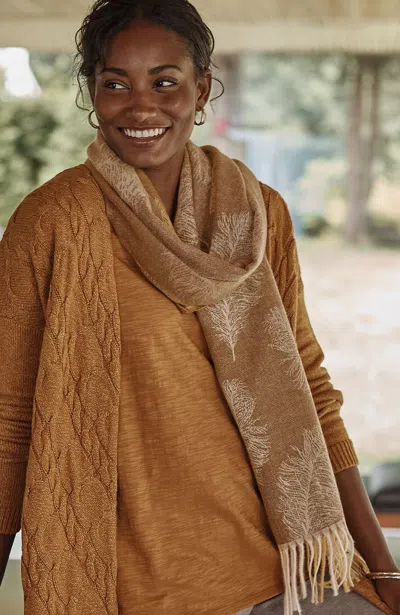 Jjill J.jill Falling Leaves Oblong Scarf