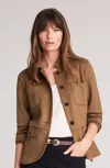 Jjill J.jill Faux-suede Patch-pocket Jacket In Multi
