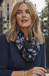 Jjill J.jill Featherweight Infinity Scarf In Ink Multi
