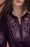 Jjill J.jill Feminine Floral-embroidered Top