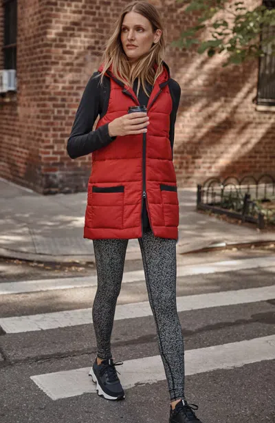 Jjill J.jill Fit Breathe Cotton Leggings In Black Exploded Herringbone