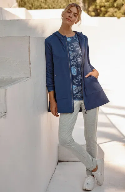 Jjill J.jill Fit Elevate Terry Cuffed Pants In Soft Grey Heather