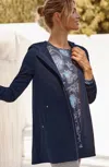 Jjill J.jill Fit Elevate Terry Knit Patch-pocket Jacket In Midnight Sky