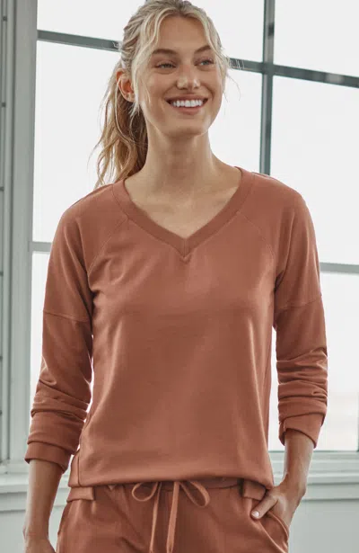 Jjill J.jill Fit French Terry Seamed Pullover