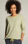 Jjill J.jill Fit Oversized One-pocket Tunic In Grey Heather,goldfinch