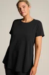 Jjill J.jill Fit Progress Seamed Tunic In Black
