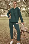 Jjill J.jill Fit Supreme-stretch Pintucked Slim-leg Pants In Pine Multi