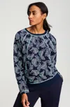 Jjill J.jill Fit Tonal-stitch Pullover In Multi