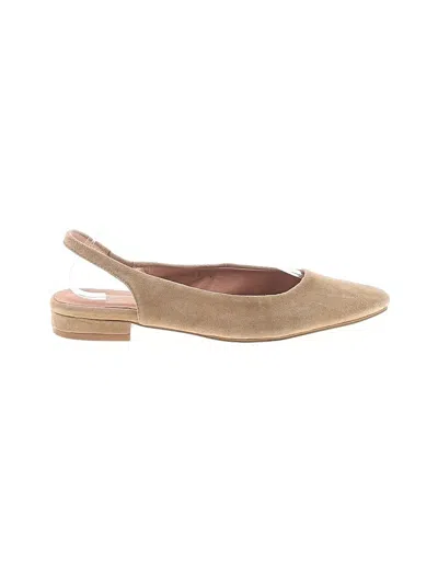 Pre-owned Jjill Flats In Tan