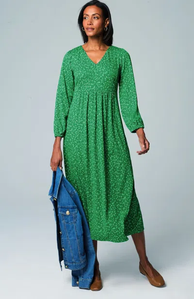 Jjill J.jill Floral A-line Dress In Meadow Lovely Floral