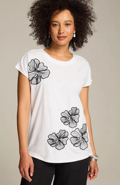 Jjill J.jill Floral-embroidered Top