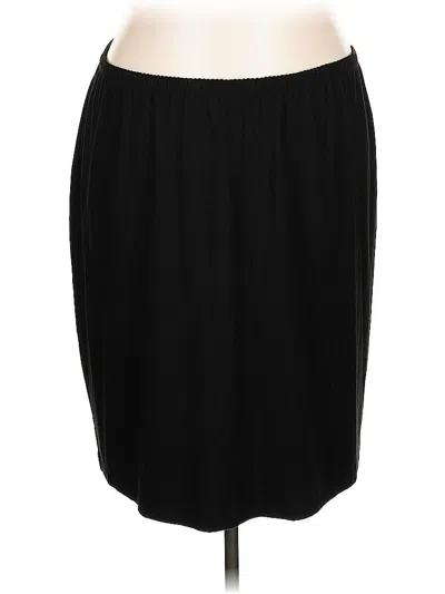Pre-owned Jjill Formal Skirt In Black