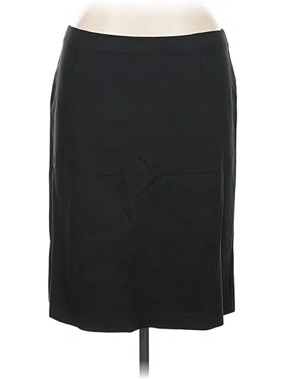 Pre-owned Jjill Formal Skirt In Black